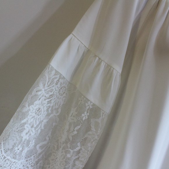 Cato Woman's Ivory Lace Top Size M - Picture 4 of 9